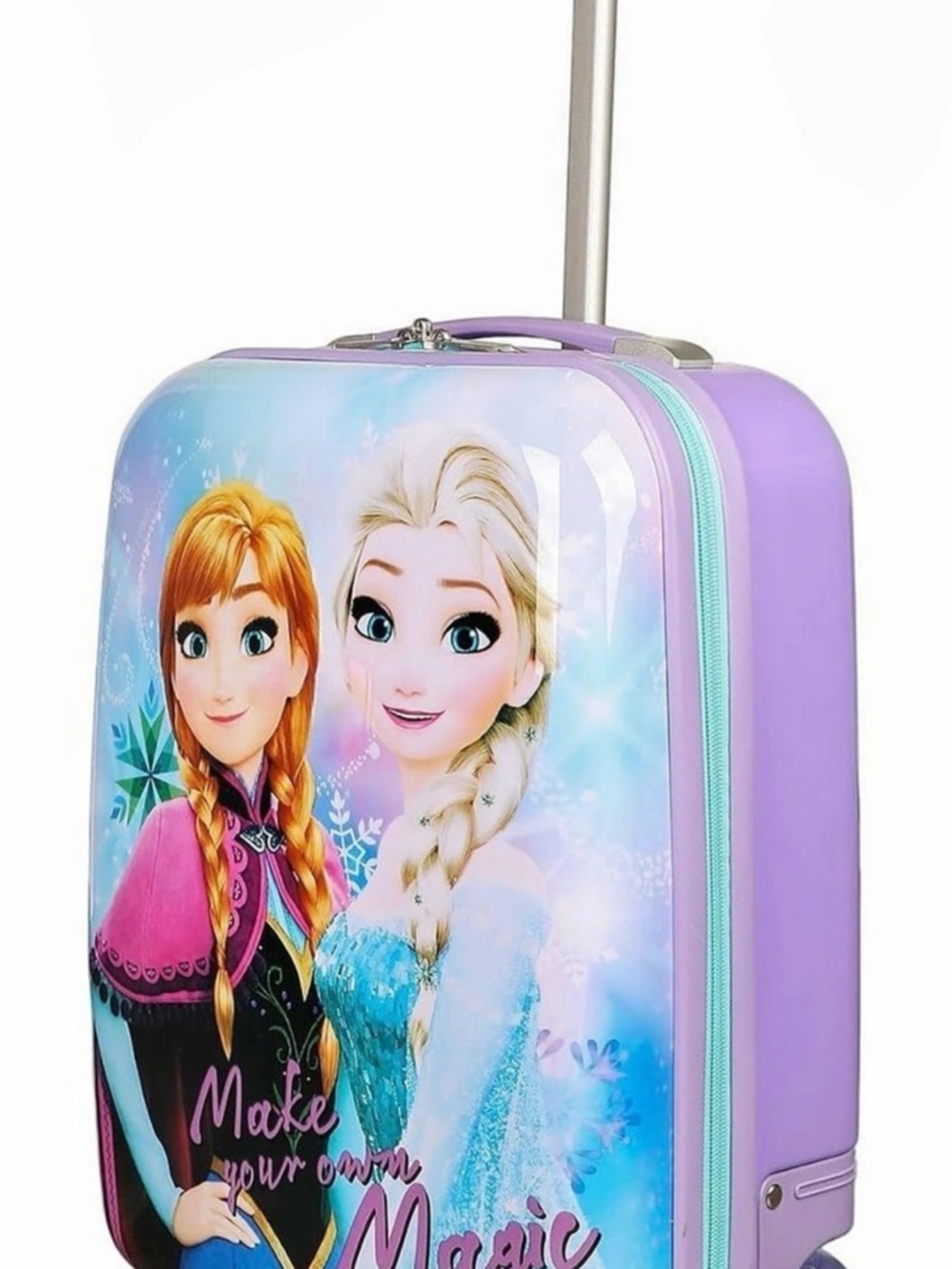 Brand new never used, still in box. Disney Frozen rolling luggage.